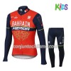 Conjunto Maillot + culotte largo ciclismo 2017 Bahrain-Merida Niños N001